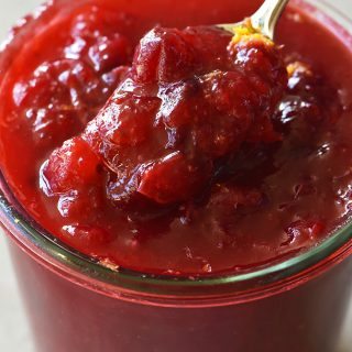 Classic Cranberry Sauce Recipe - This cranberry sauce recipe is a classic holiday recipe. Made of fresh cranberries, orange zest and juice, this cranberry sauce recipe is a must make! // addapinch.com