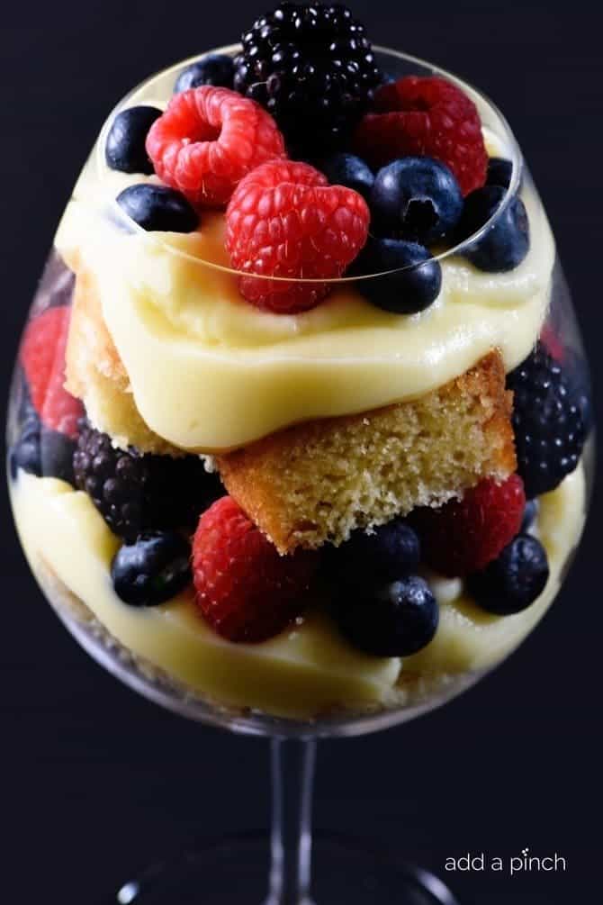Mixed Berry Trifle Recipe - Add a Pinch