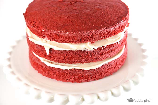 Red Velvet Cake Recipe from addapinch.com