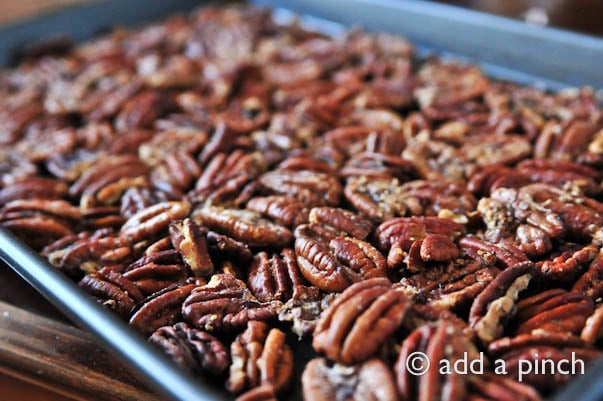 Simple Roasted Pecan Halves Recipe Cooking Add A Pinch
