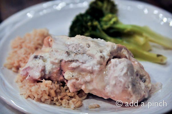 Chicken Cordon Bleu Recipe {Chicken and Ham Rollups} - Add a Pinch