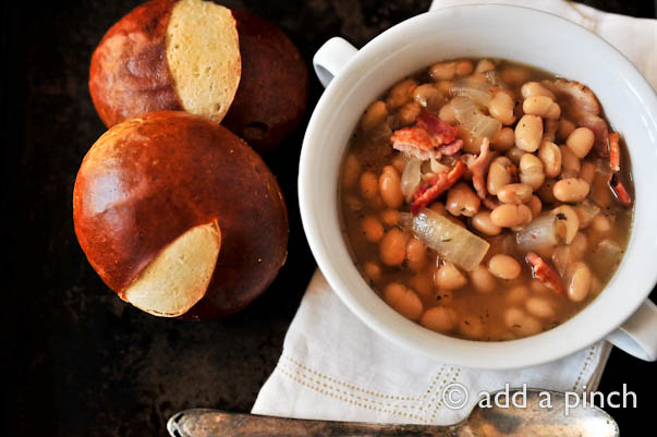 white bean soup with bacon recipe