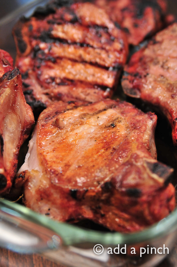 Perfect Pinch Grilled Pork Chops