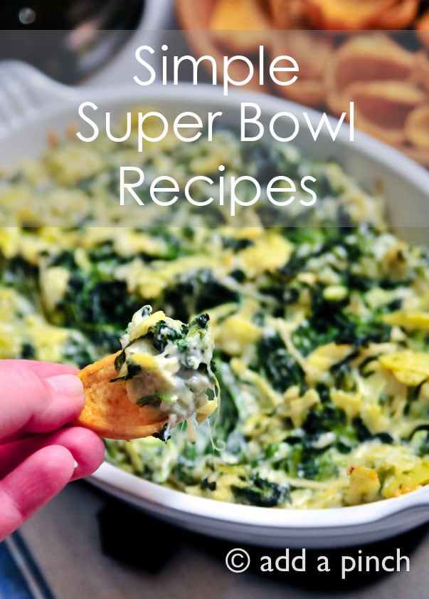 Super Bowl Menu Ideas - Cooking, Add a Pinch