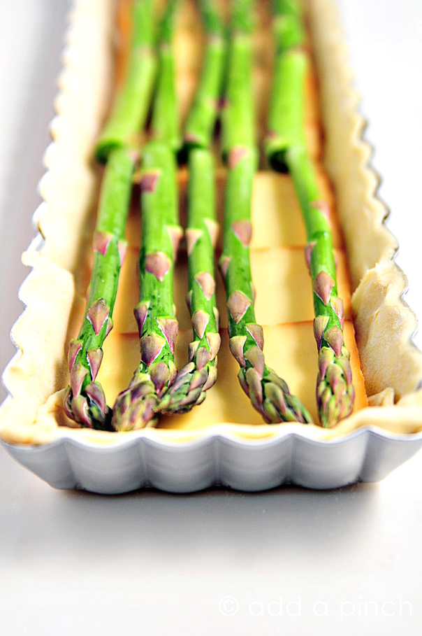 Asparagus Tart Recipe | ©addapinch.com