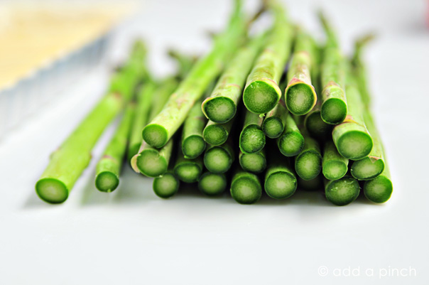 Asparagus Tart Recipe | ©addapinch.com