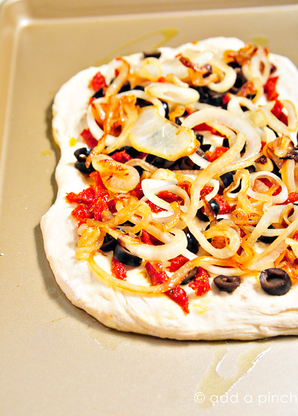 Sundried Tomato and Black Olive Pizza