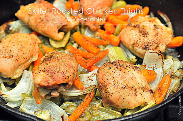 Skillet Roasted Chicken and Vegetables Recipe