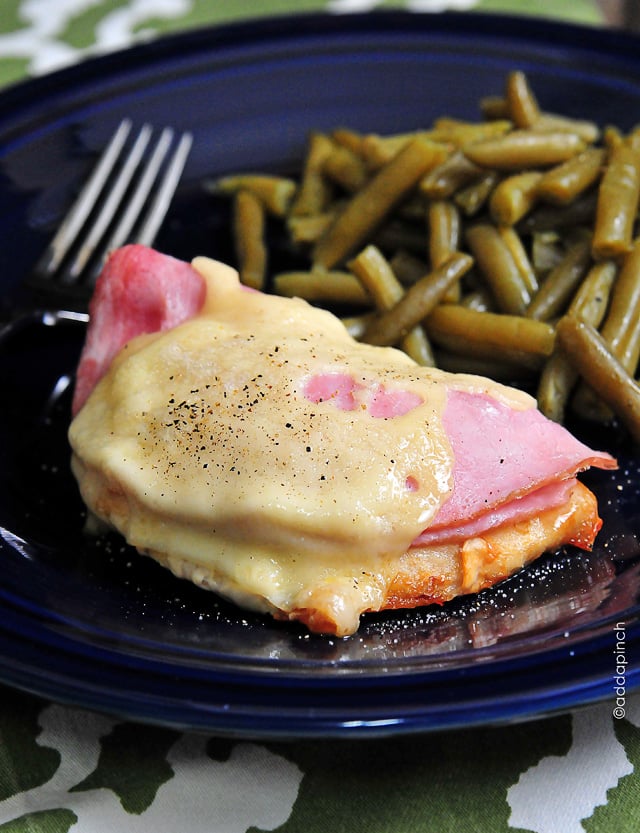 Chicken With Ham And Swiss Recipe Cooking Add A Pinch