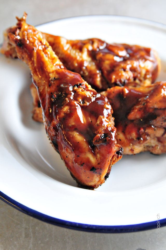 BBQ Chicken Legs Recipe - Cooking | Add a Pinch | Robyn Stone