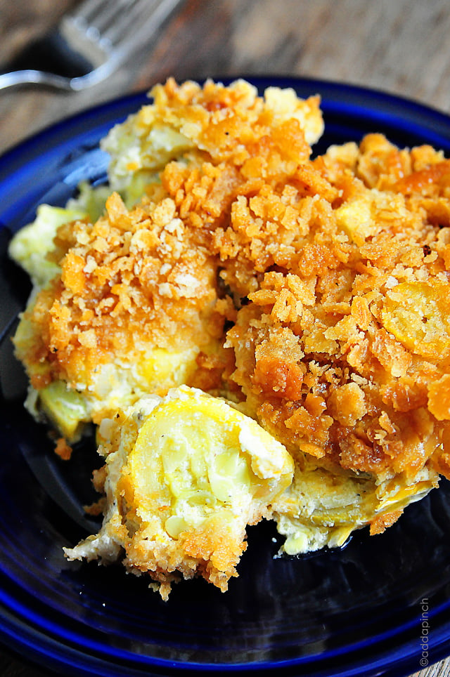 Squash Casserole | ©addapinch.com