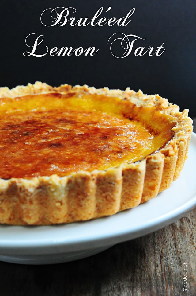 Bruleed Lemon Tart | addapinch.com