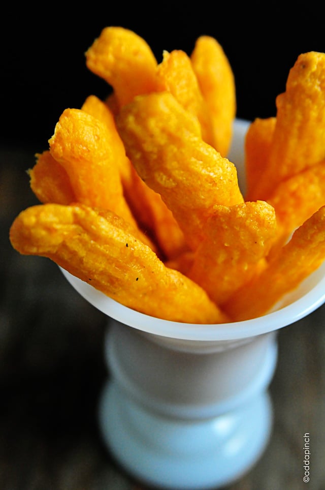 Close up view of Cheese Straws 