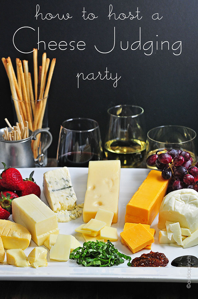 How to Host a Cheese Judging Party | ©addapinch.com