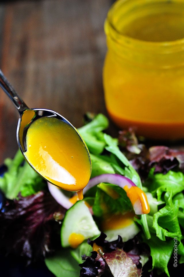 Honey Mustard Dressing Recipe | © addapinch.com