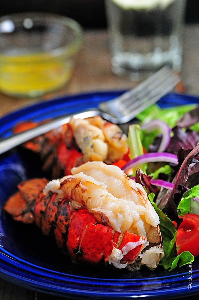 Smoked Lobster Tail Recipe | ©addapinch.com