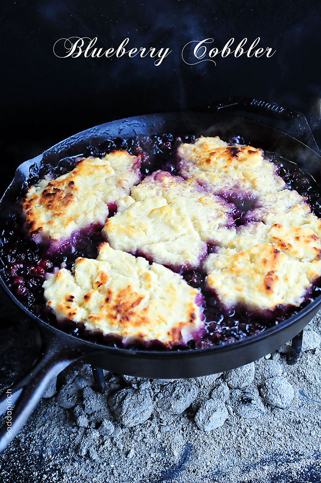 Blueberry Cobbler Recipe - Add a Pinch