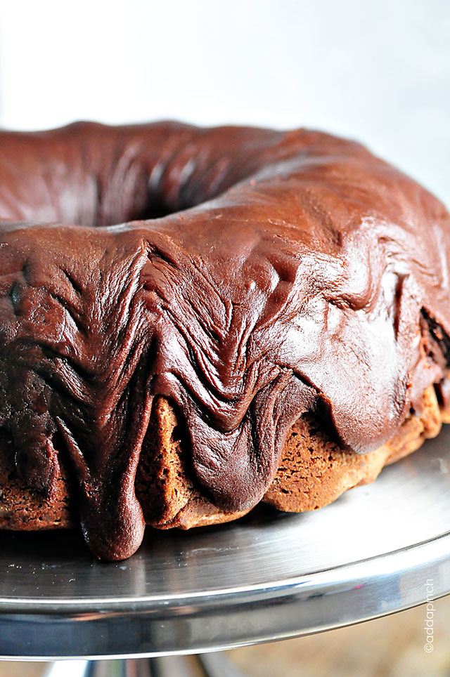 Chocolate Pound Cake Recipe | ©addapinch.com