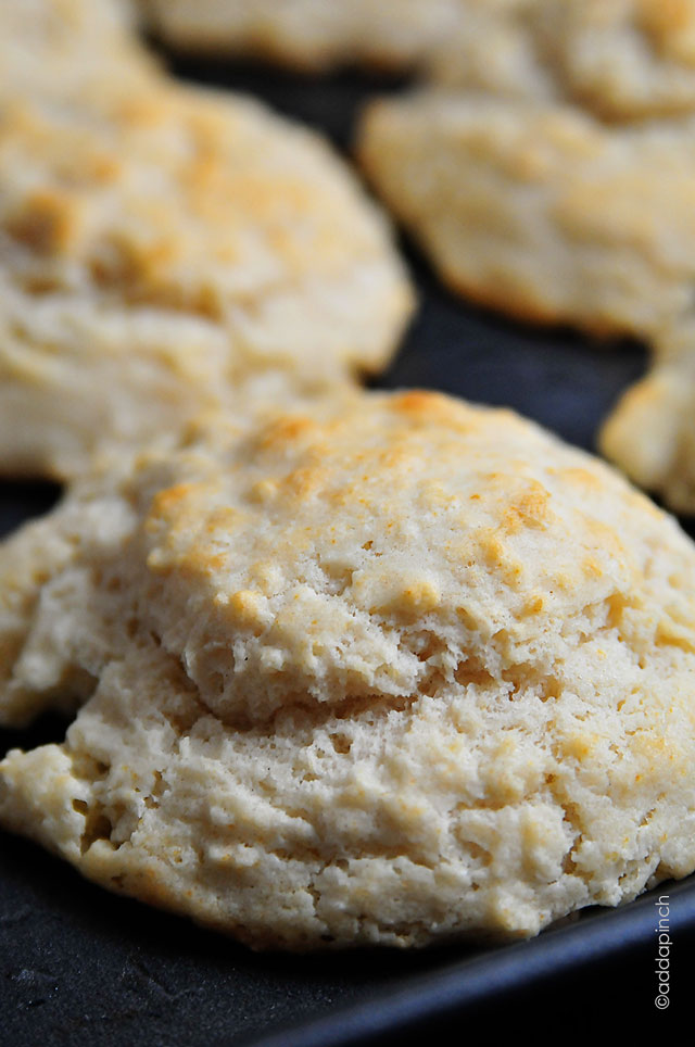 Buttermilk Drop Biscuits Recipe | ©addapinch.com