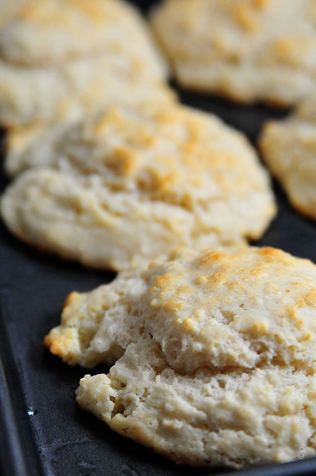 Skillet Buttermilk Biscuits - Damn Delicious