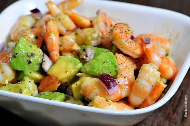 Shrimp Avocado Salad | ©addapinch.com