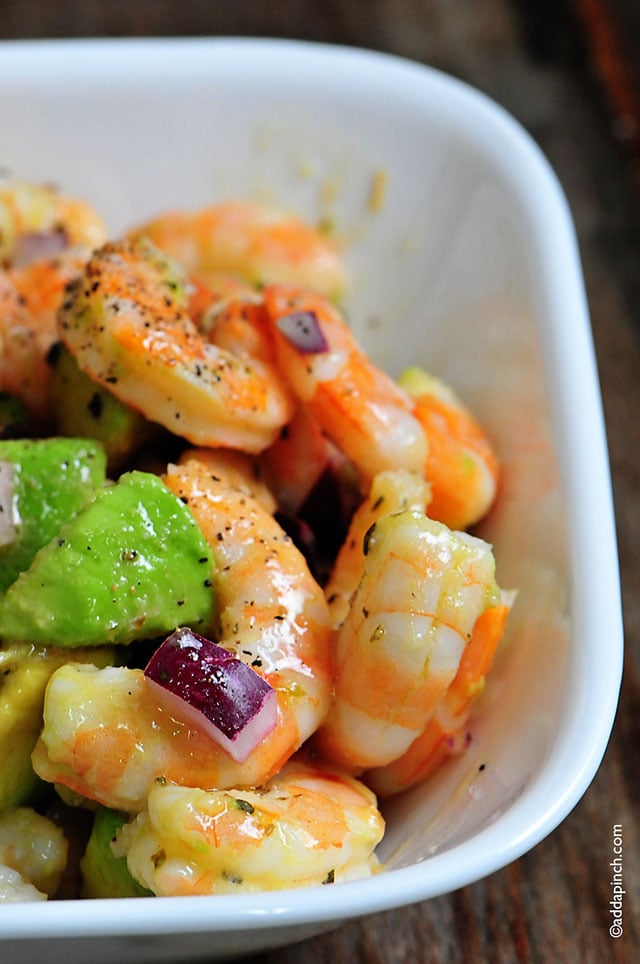 Shrimp Avocado Salad | ©addapinch.com