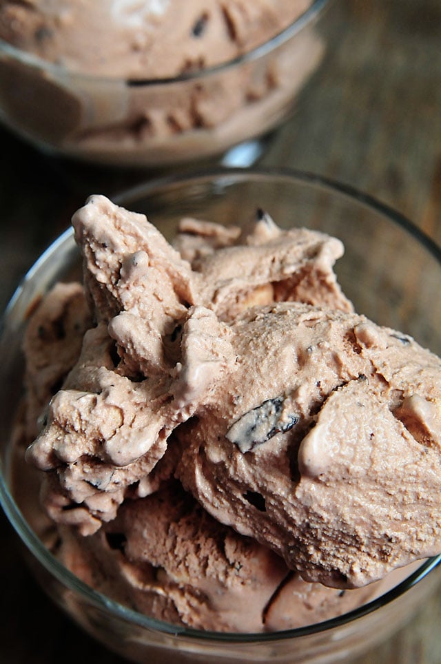 Chocolate Ice Cream Recipe | ©addapinch.com