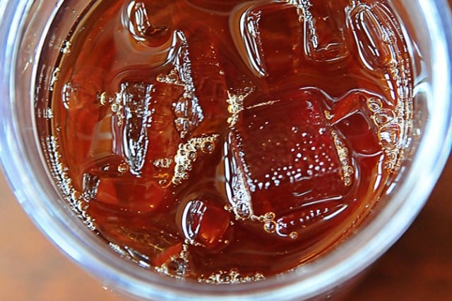 Iced Coffee Tea Recipe | ©addapinch.com