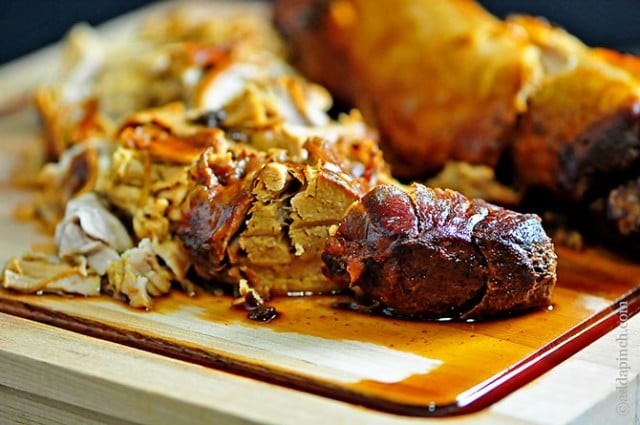 Balsamic Pork Tenderloin Recipe | ©addapinch.com