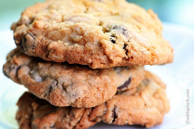Chocolate Chip Peanut Butter Chip Cookies | ©addapinch.com