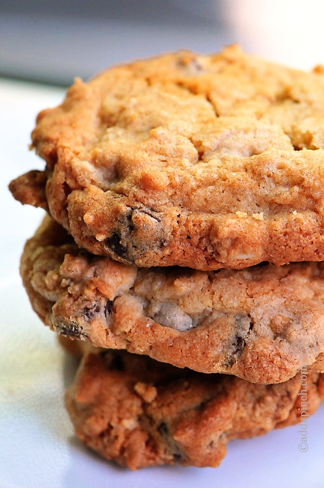 Chocolate Chip Peanut Butter Chip Cookies | ©addapinch.com