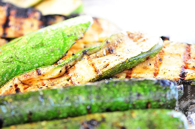 Grilled Zucchini Recipe | ©addapinch.com