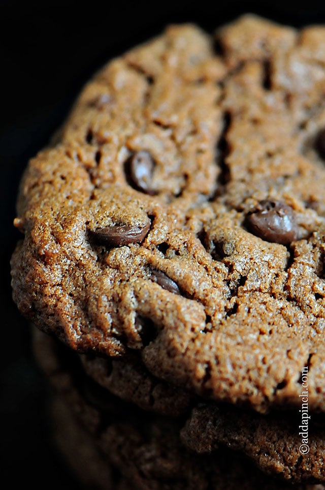 Nutella Chocolate Chip Cookies | ©addapinch.com