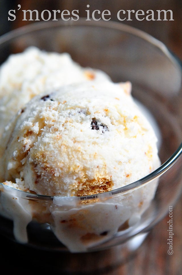 Smores Ice Cream Recipe | ©addapinch.com