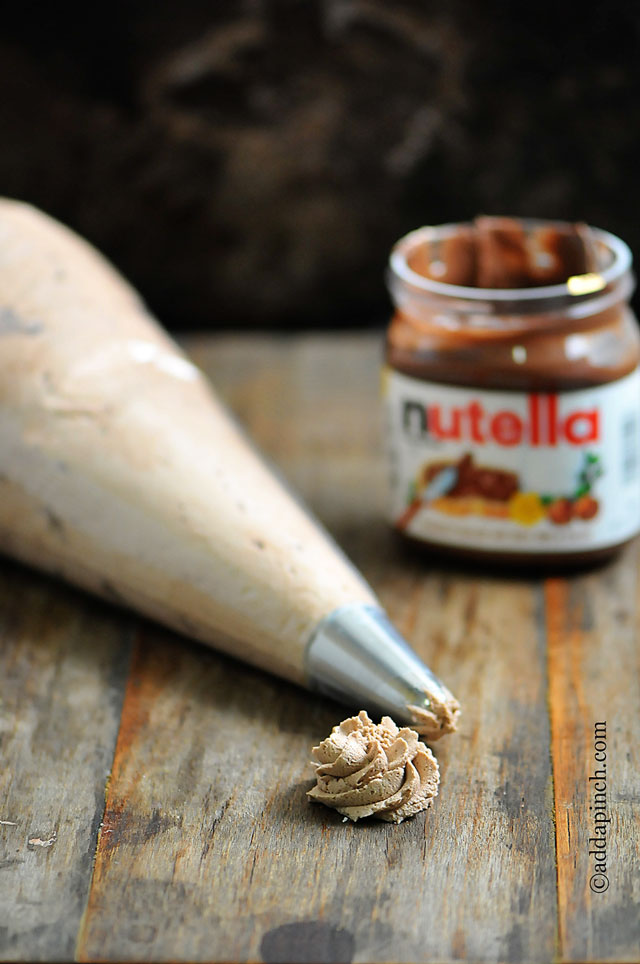 Nutella Buttercream Frosting | ©addapinch.com