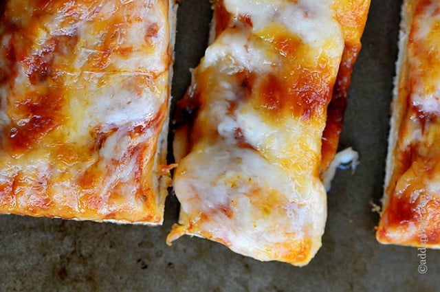 Cheesy Pizza Sticks | ©addapinch.com