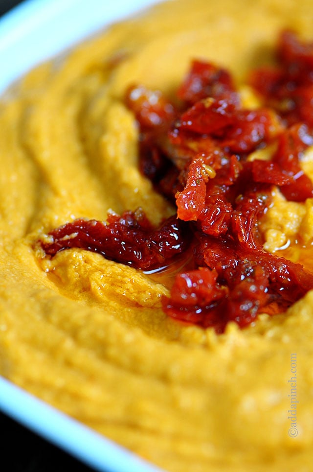 Sundried Tomato Hummus | ©addapinch.com