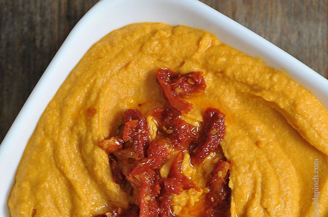 Sundried Tomato Hummus | ©addapinch.com