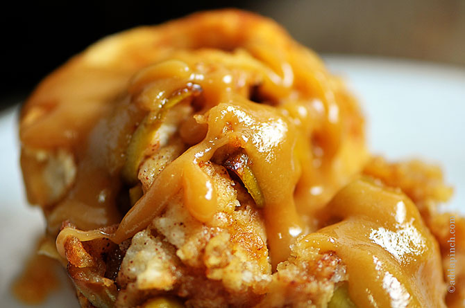 Caramel Apple Biscuit Rolls | ©addapinch.com