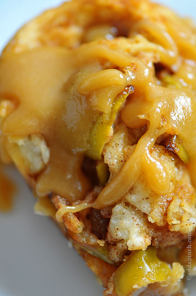 Caramel Apple Biscuit Rolls | ©addapinch.com