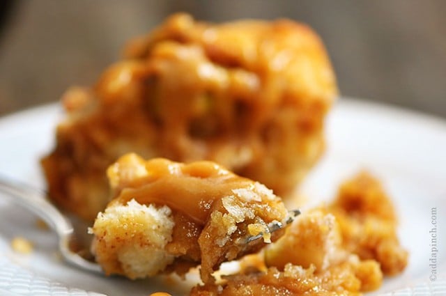 Caramel Apple Biscuit Rolls | ©addapinch.com