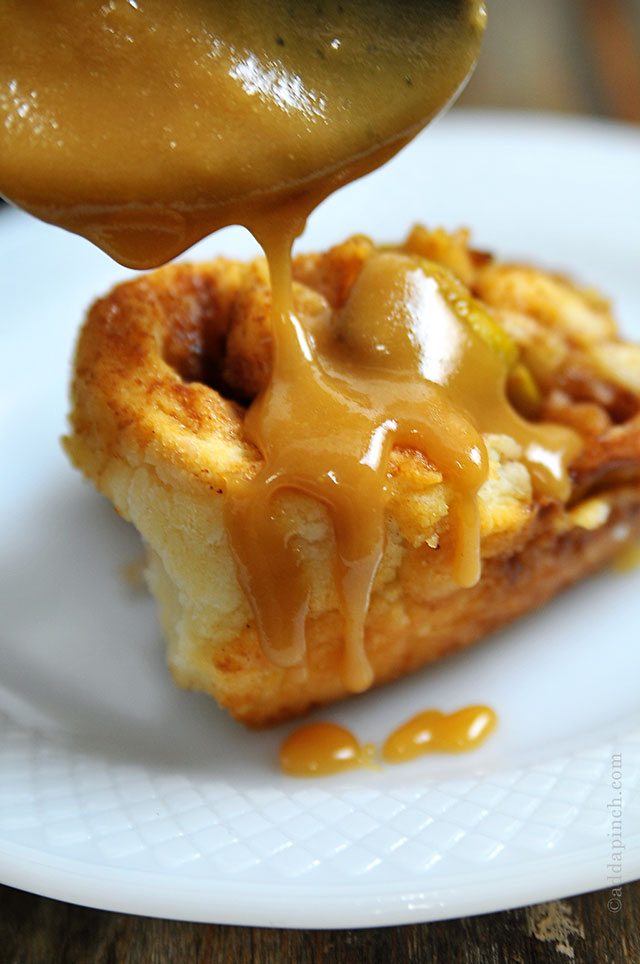 Caramel Apple Biscuit Rolls | ©addapinch.com