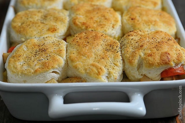 Chicken Pot Pie With Biscuits Recipe Add A Pinch