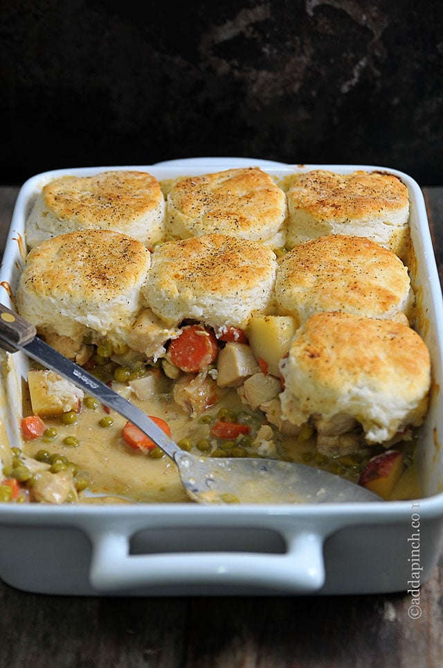 Chicken Pot Pie With Biscuits Recipe Add A Pinch