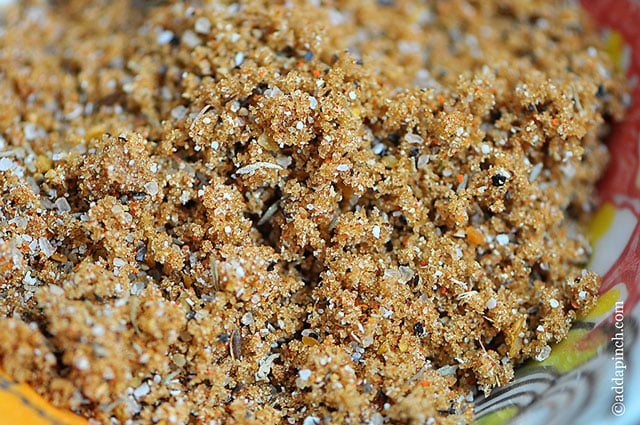 Spicy Brown Sugar Dry Rub Recipe | ©addapinch.com