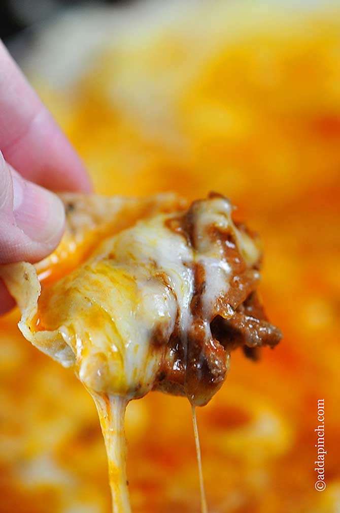 Crock Pot Beef Enchilada and Rice Dip - The Farmwife Cooks