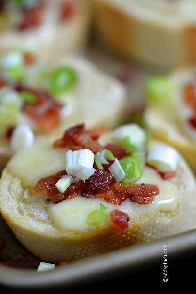 Cheesy Bacon Bread | ©addapinch.com