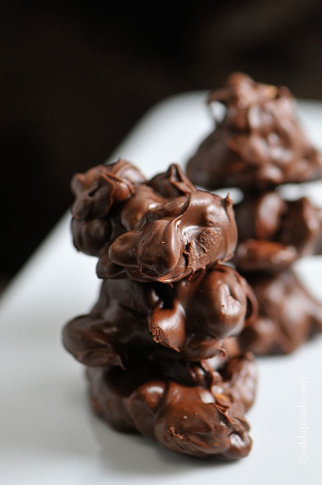 Chocolate Peanut Butter Clusters Recipe - Add a Pinch