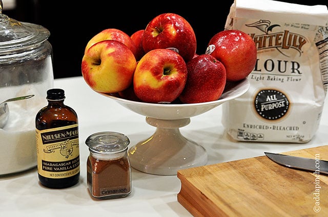 Cinnamon Apple Muffins Recipe | ©addapinch.com