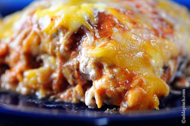 Enchilada Casserole Recipe - Add a Pinch